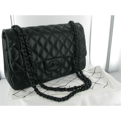 black chanel bag with black hardware|Chanel black bag price.